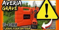 Avería de Tijeras de Poda a Batería ALIEXPRESS-AMAZON Que Solución me da el Fabricante by mixim89