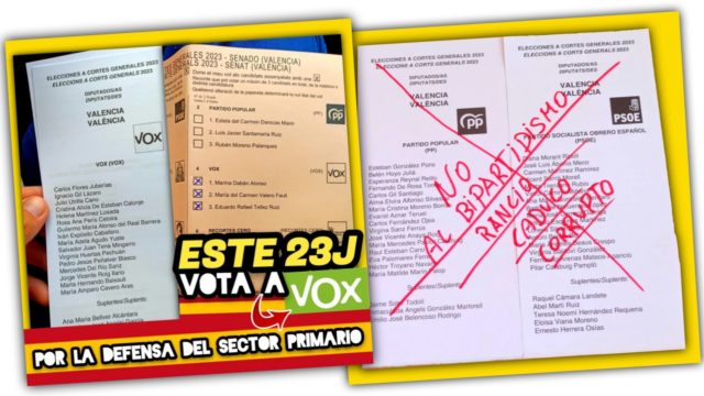 STOP al BIPARTIDISMO (Rancio, Caduco y Corrupto) ¡¡¡Solo Queda VOX!!! by mixim89