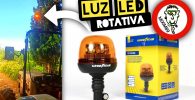 LUZ ROTATIVA LED para Tractor (Goodyear) con Base Flex Antivibración by mixim89